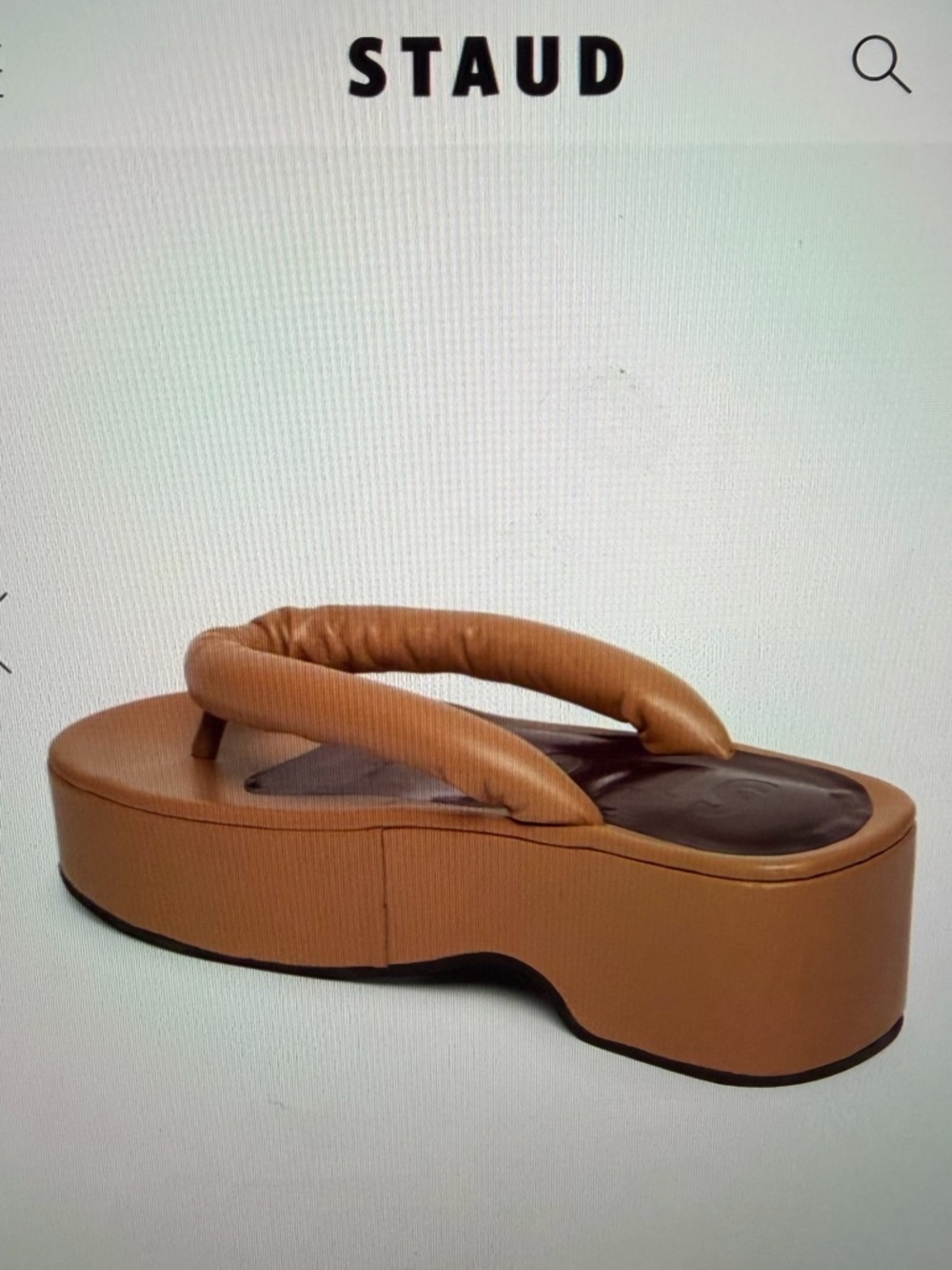*NIB* STAUD Rio Platform Sandals Size 38 - Picture 4 of 10